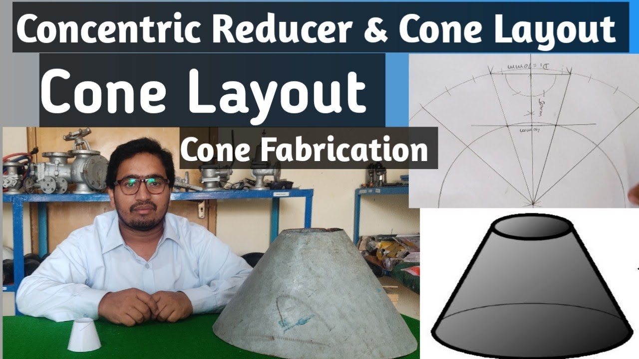 Concentric Reducer Fabrication | Cone fabrication | Cone layout | Cone | Reducer | cone formula