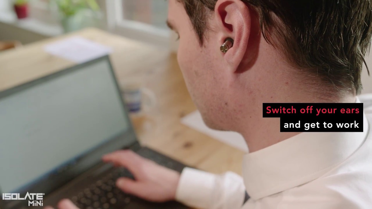 FLARE&reg; | ISOLATE&reg; MiNi | Revolutionary Earplugs For The Office