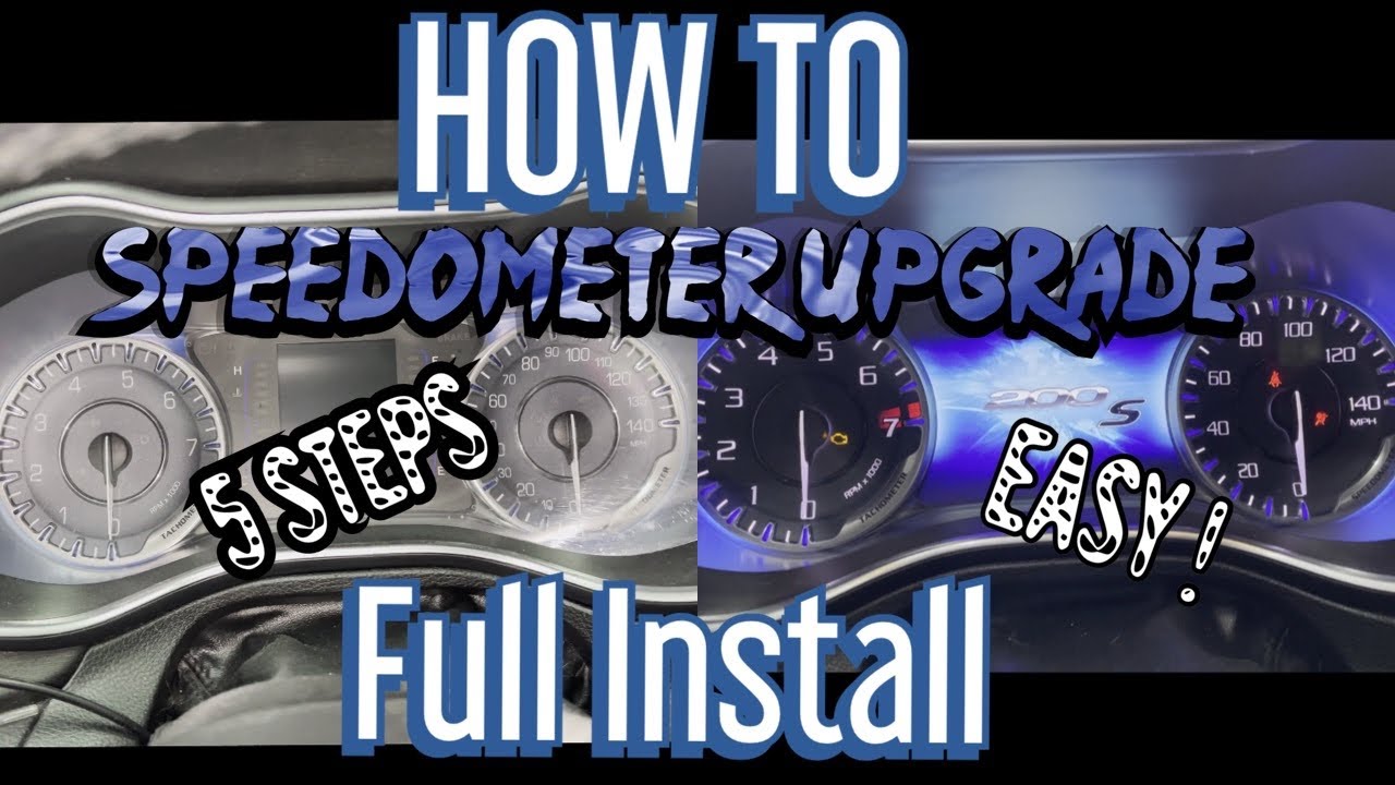 2015 Chrysler 200 Speedometer Upgrade | How To | EASY ! Full Install