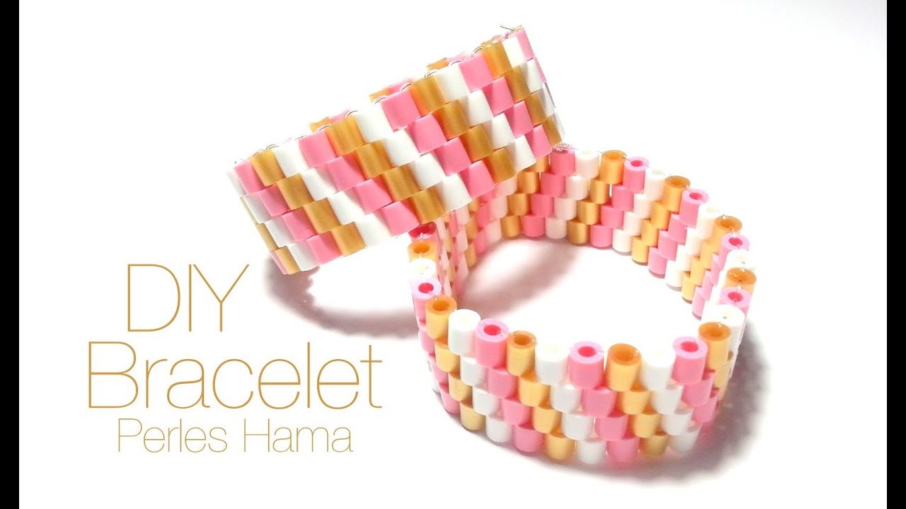Comment faire un bracelet avec des perles à repasser Hama