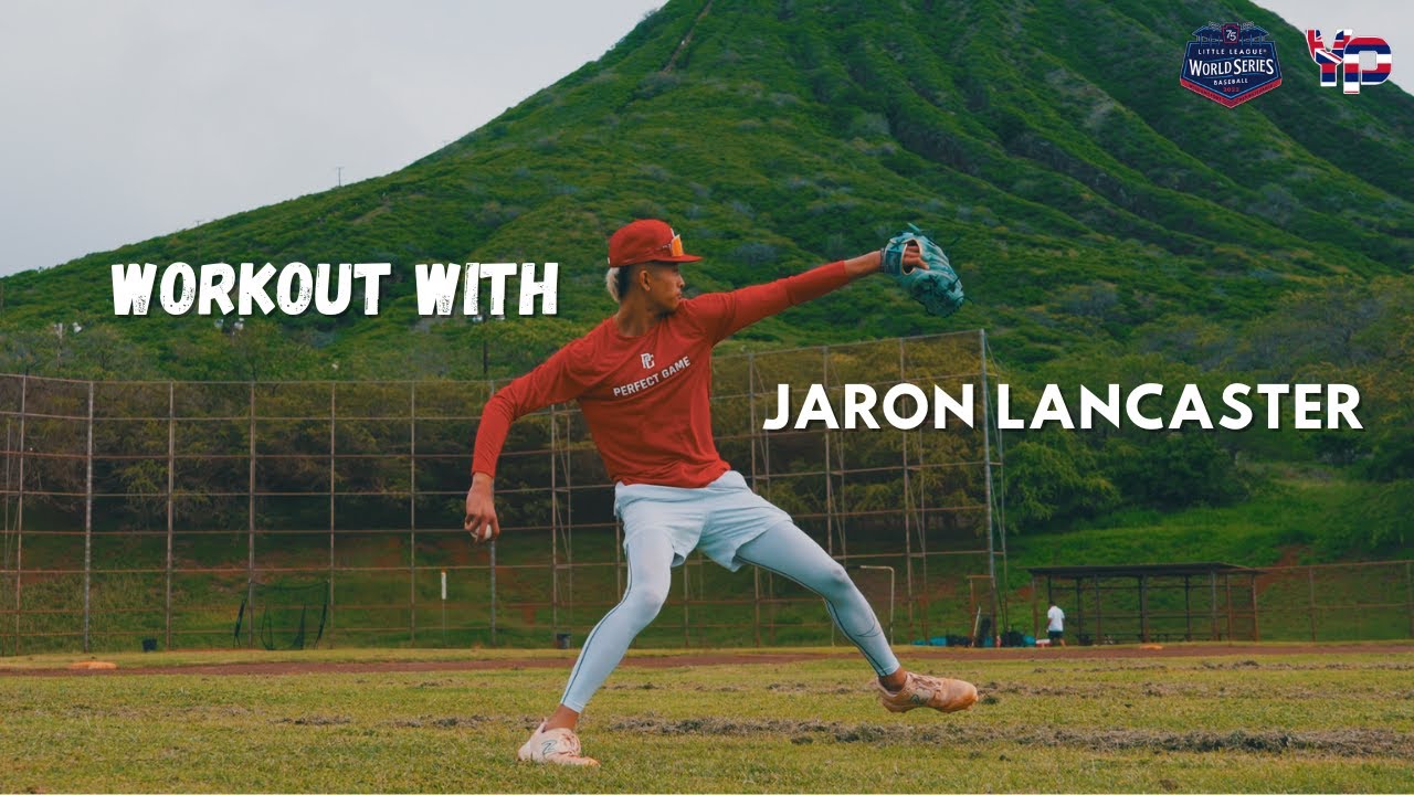TOP OF THE 2028 CLASS IN HAWAII?? Workout with Former 2022 LLWS Champ, uncommitted JARON LANCASTER