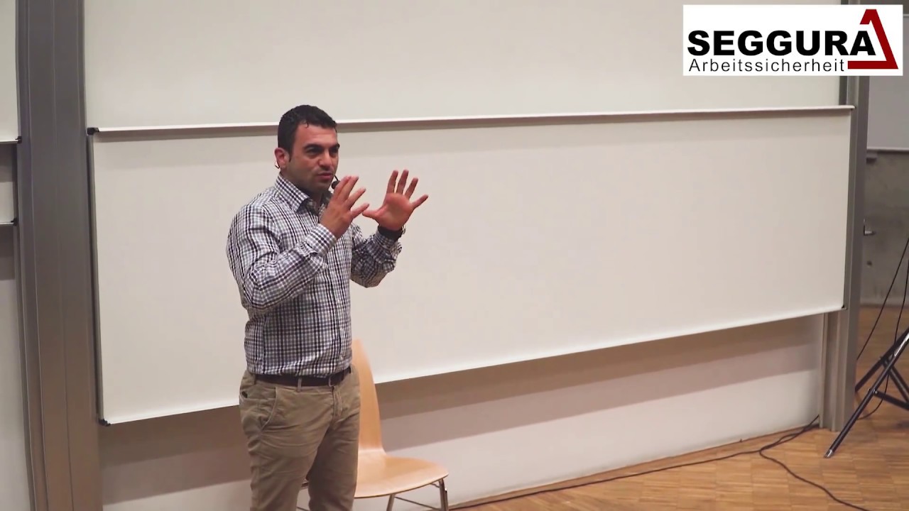Gefährdungsbeurteilung erstellen - Vortrag an der Hochschule von Gökhan Kirbiyik