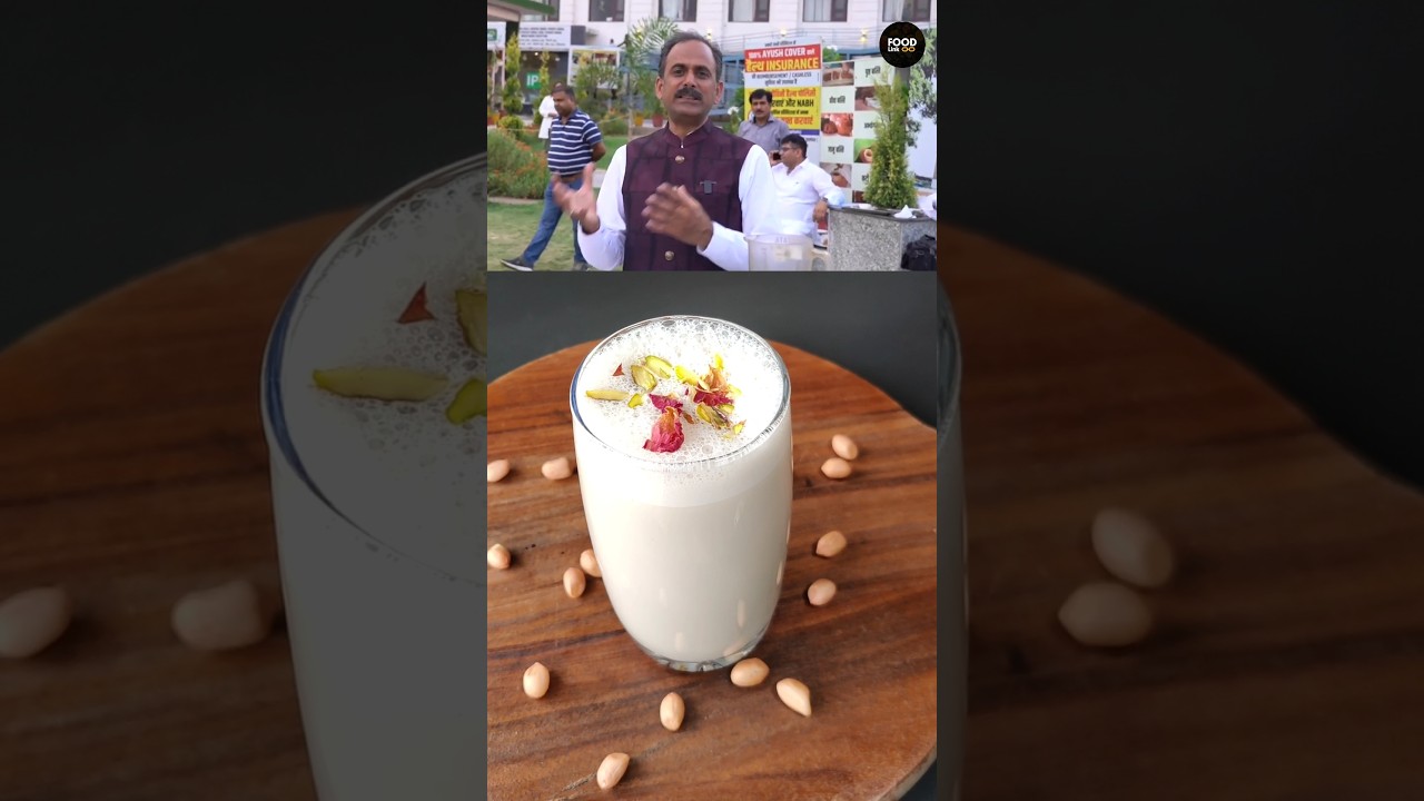 Acharya Manish's Healthy Peanut Milk Recipe #shorts