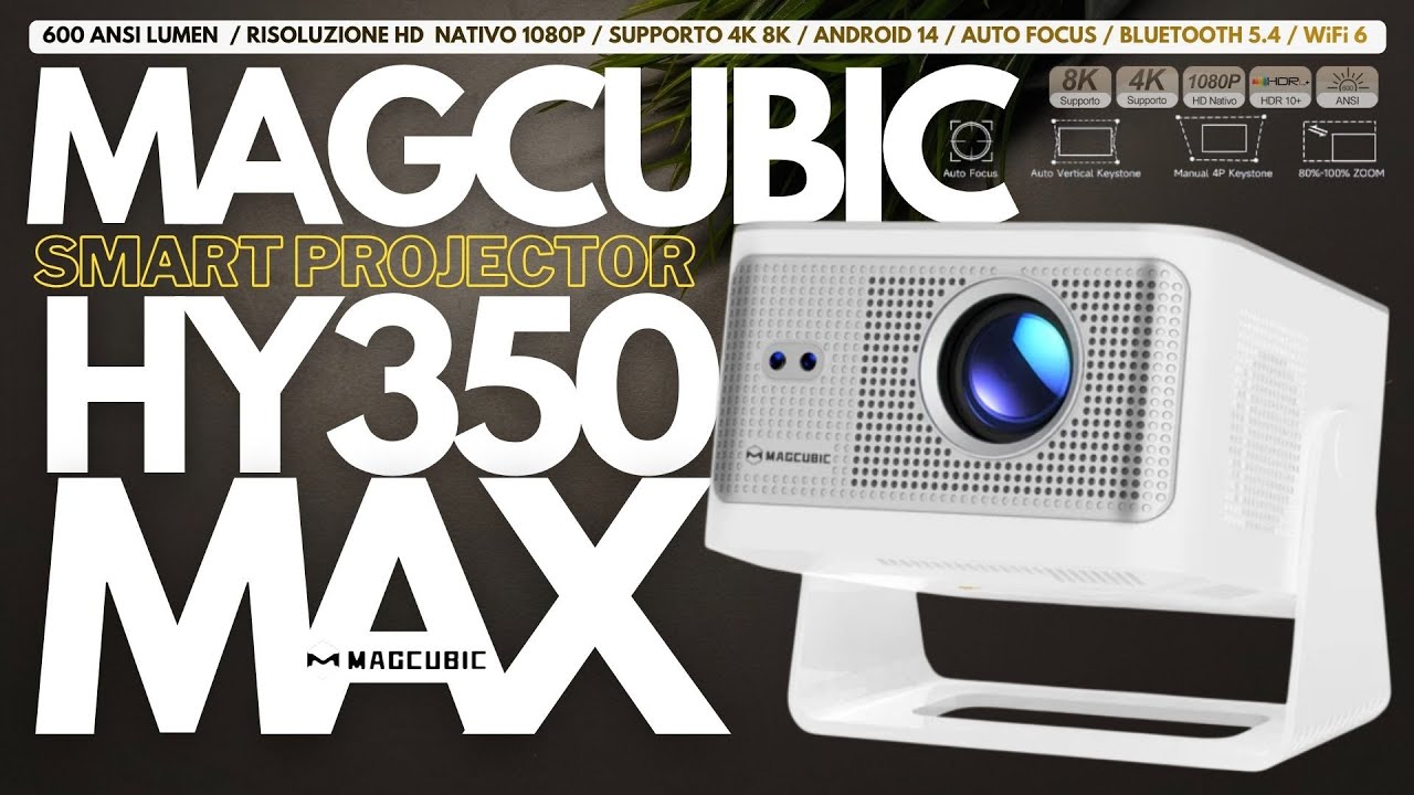 UNBOXING MAGCUBIC HY350 MAX Smart Projector
