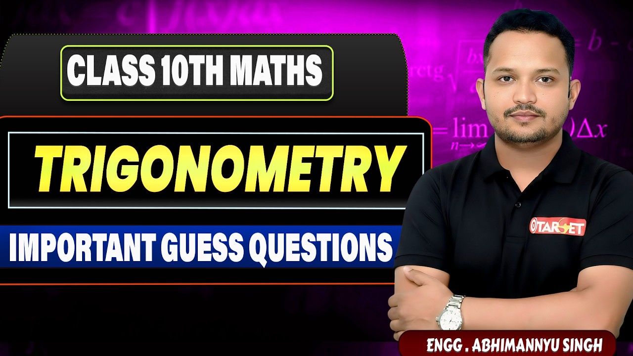 Trigonometry Class 10 | Class 10 Maths | Class 10 Chapter 8 Trigonometry | Trigonometry One Shots |