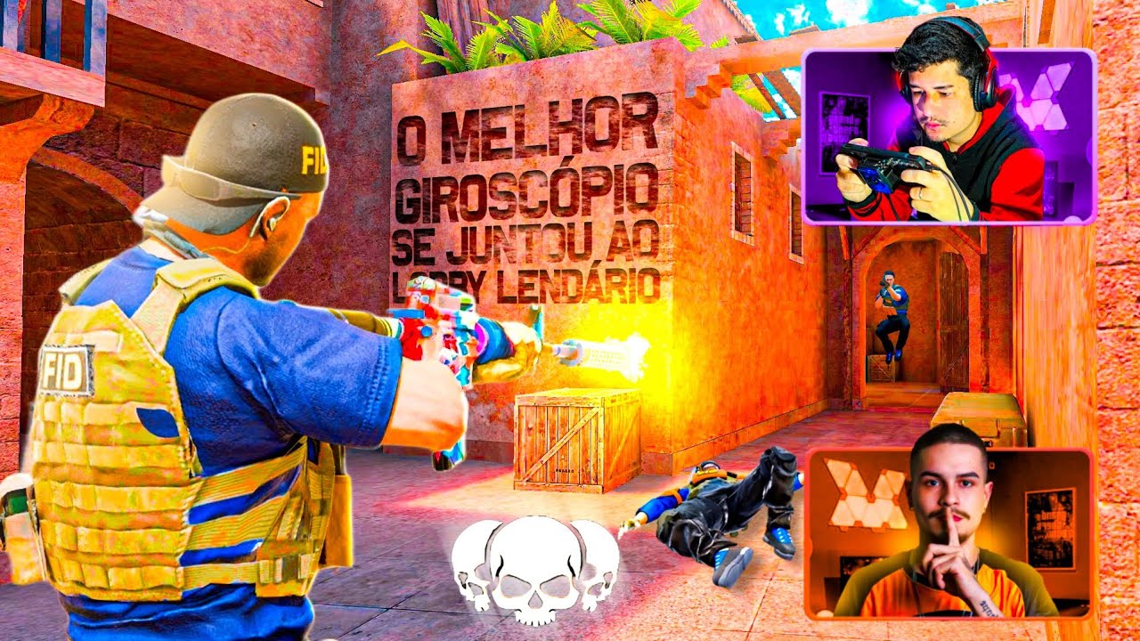 O MELHOR GIROSCÓPIO SE JUNTOU A LOBBY MAIS FORTE | ROG PHONE 6 165 FPS - STANDOFF 2