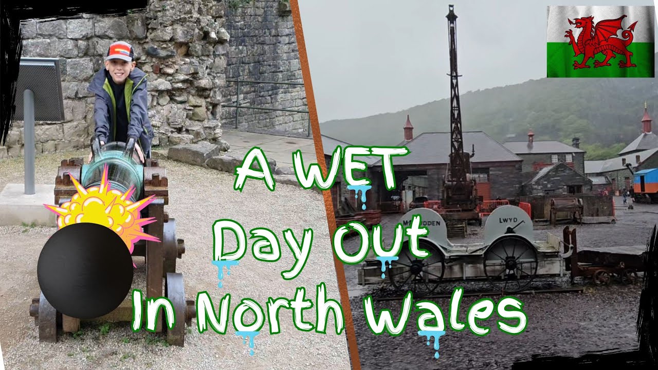 A Rainy Day out to Caernarfon Castle & The National Slate Museum -  North Wales Part 2 our last day!
