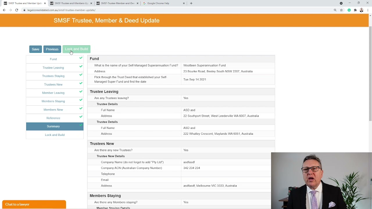 SMSF Update Deed for everything