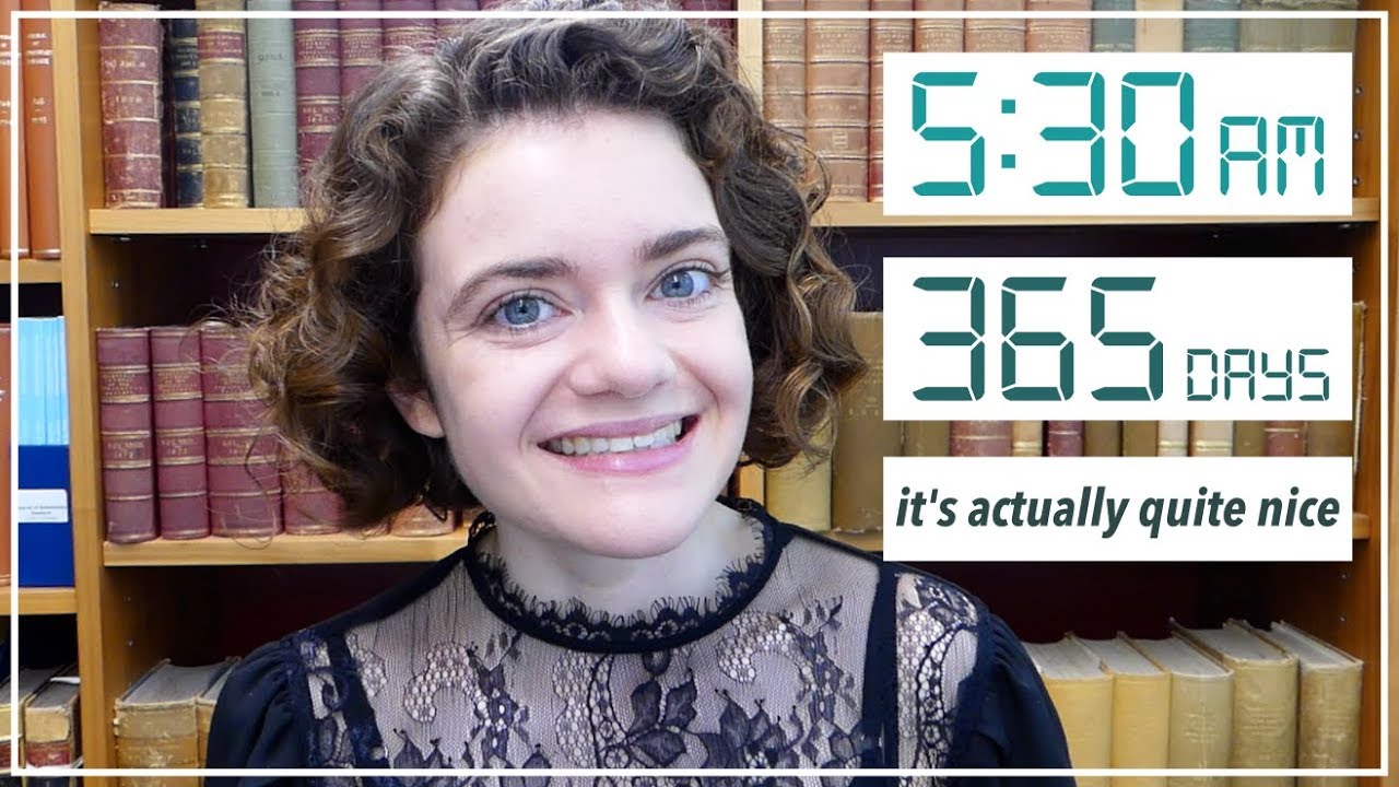 Rising at 5:30 am for a YEAR