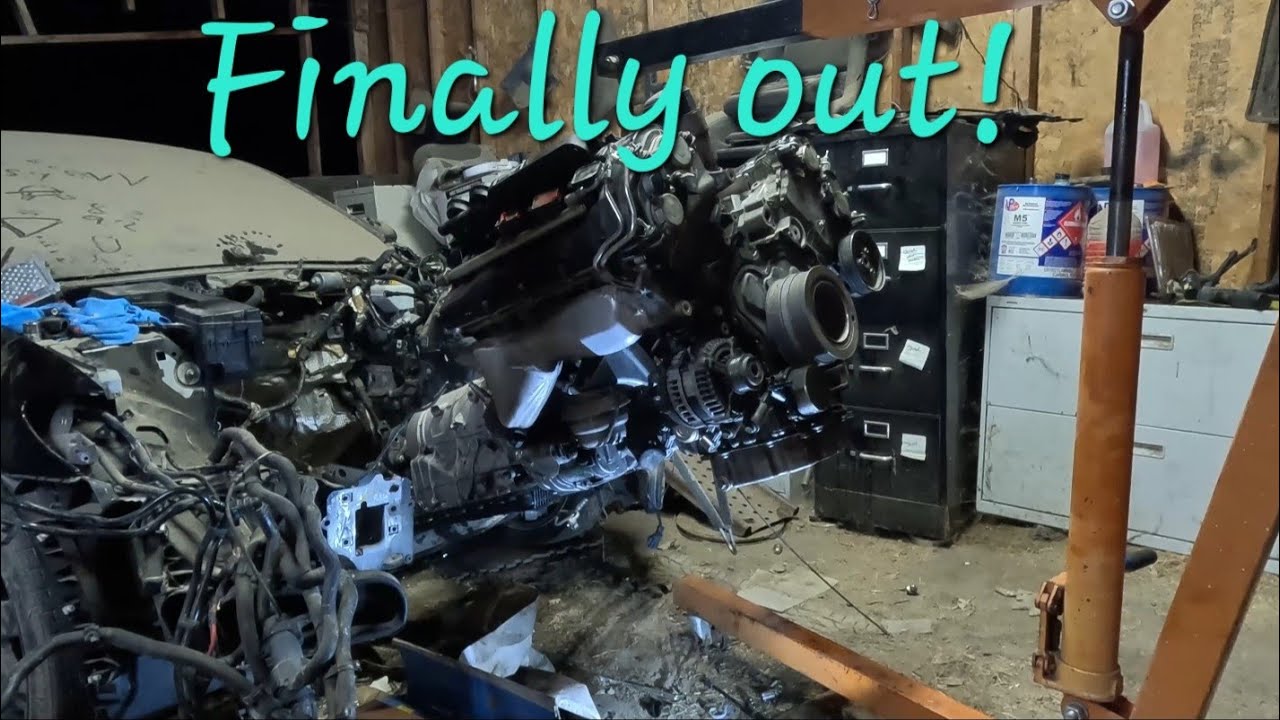 Pulling The Engine Out Of My Jaguar xf!!