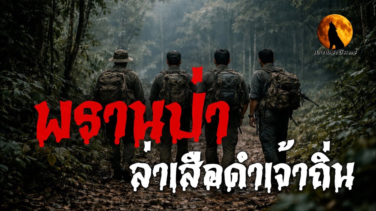 เดินป่าล่าเสือดำกับพรานคำสอน l เรื่องเล่าเงาพระจันทร์#นั่งห้าง#เรื่องลี้ลับ#เรื่องเล่า#เรื่องหลอน