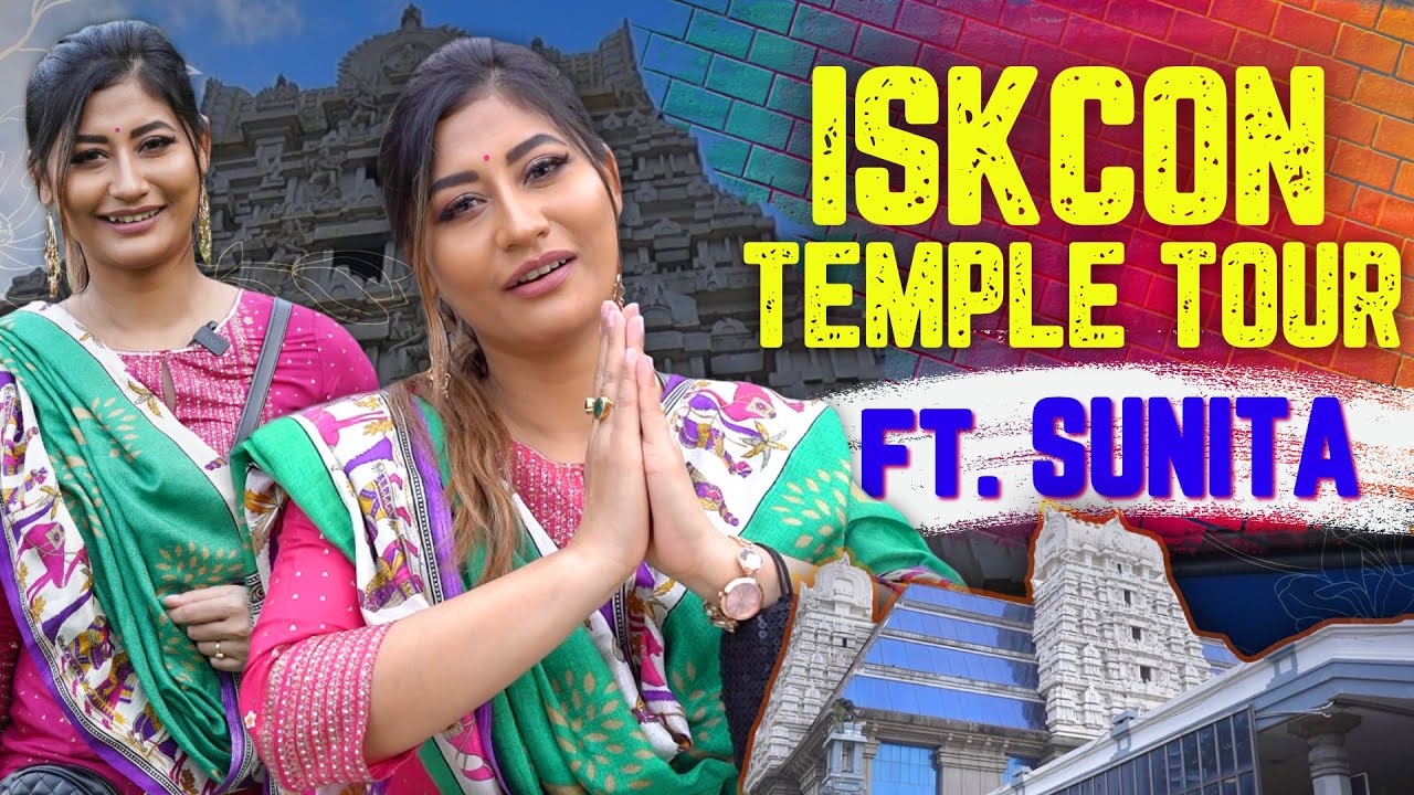 Iskcon Temple Tour ft. Sunita 💜 | Visiting Iskcon Bangalore | Happy New Year 2022 😊