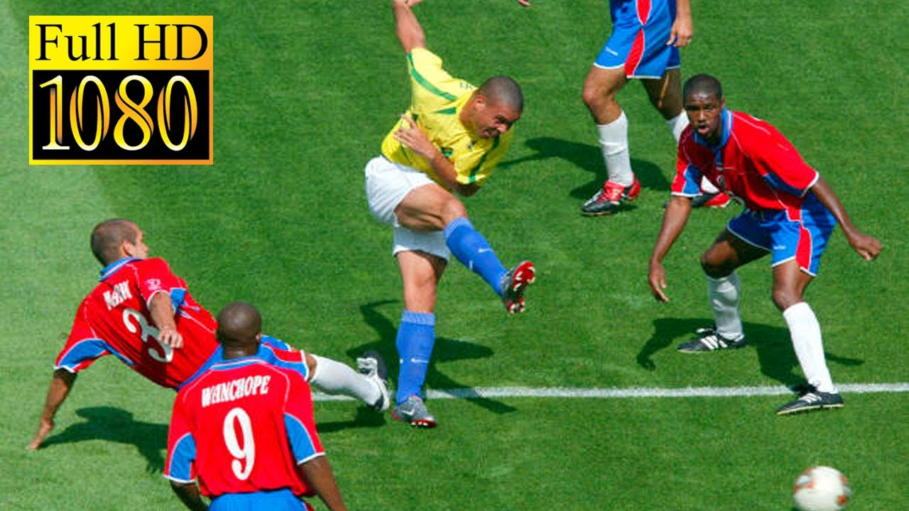 Brazil - Costa Rica World Cup 2002 | Full highlight - 1080p HD | Ronaldo - Rivaldo