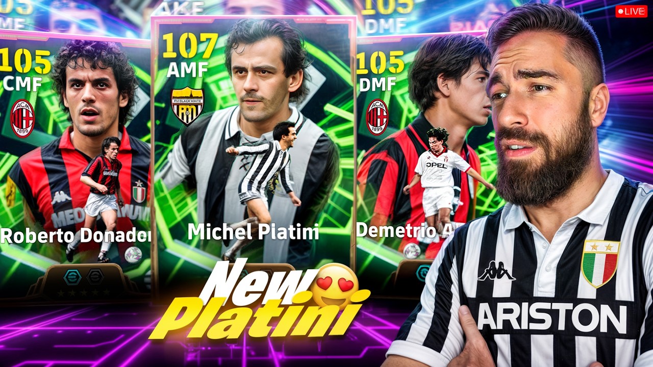 🔴 LIVE | PLATINI Juventus is back!!🔥Test into Divisions⚡eFootball