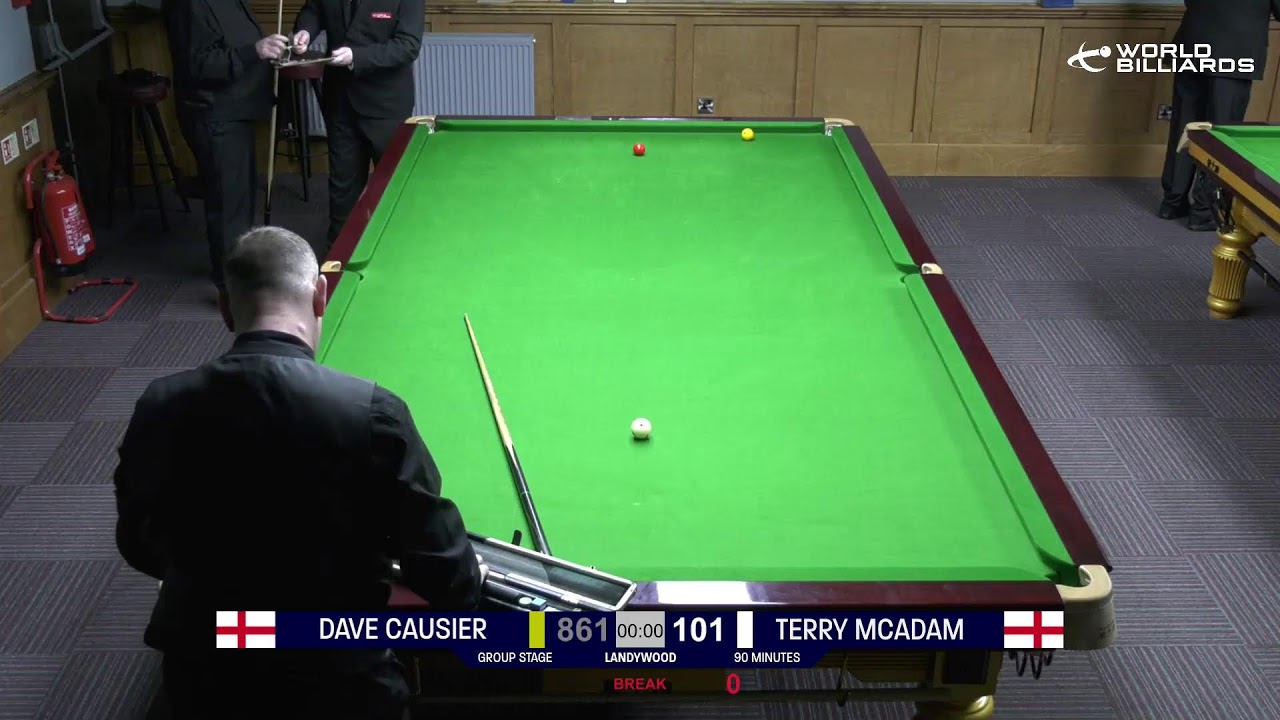 Dave Causier v Terry McAdam | 2025 UK Championship | Landywood Snooker Club