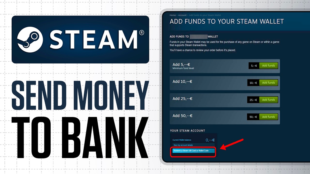 How To Transfer Money From Steam Wallet to Bank Account (2026)