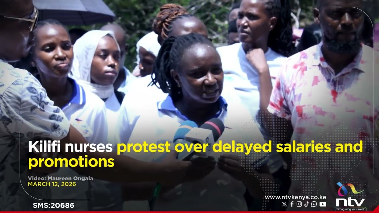 Kilifi nurses protest over delayed salaries and promotions