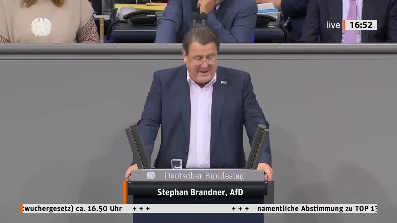 SKANDAL IM BUNDESTAG! Linke - rot-braune Fantasien schockieren Berlin! Stephan Brandner AfD