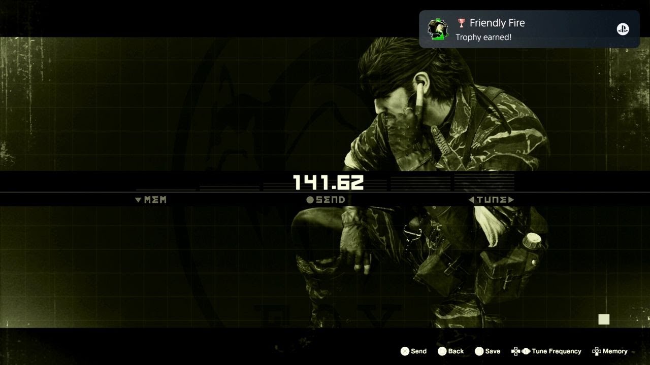 MGS Delta (PS5 Pro): Friendly Fire Trophy Guide