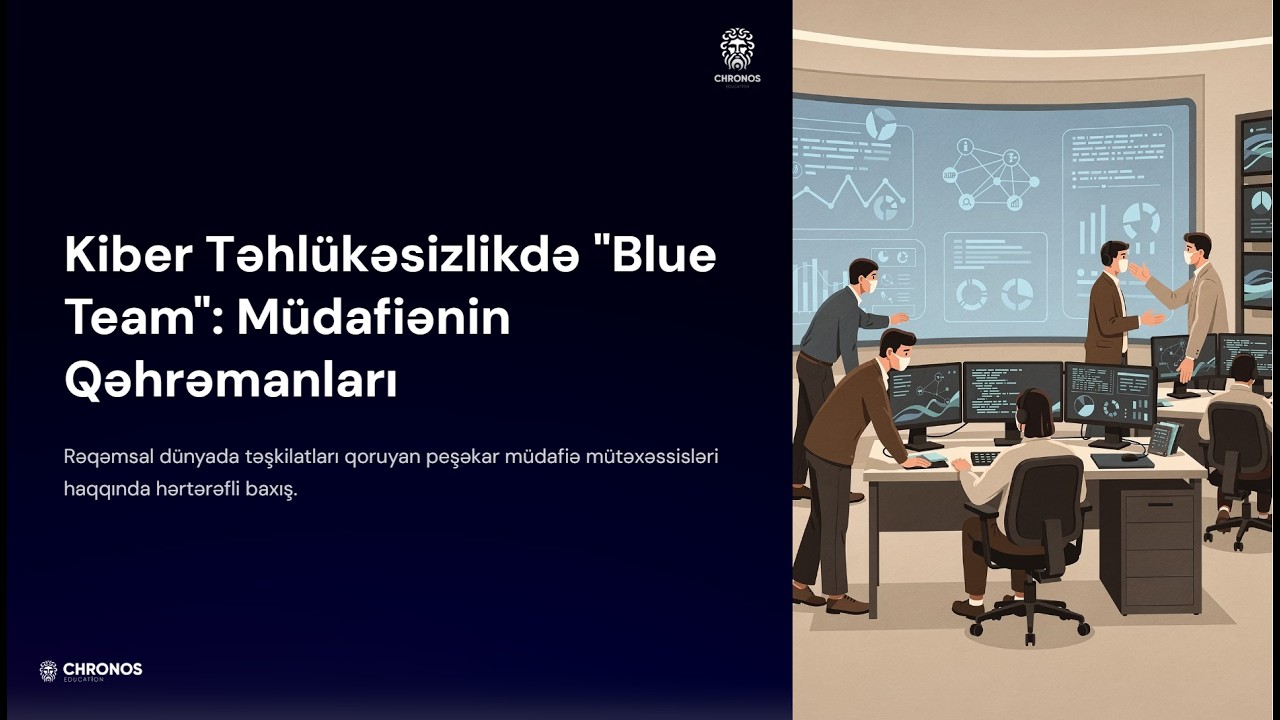 Blue Team Nədir? | Hackerlərə Qarşı Müdafiə Necə Qurulur? (Kiber Təhlükəsizliyə Giriş #2)