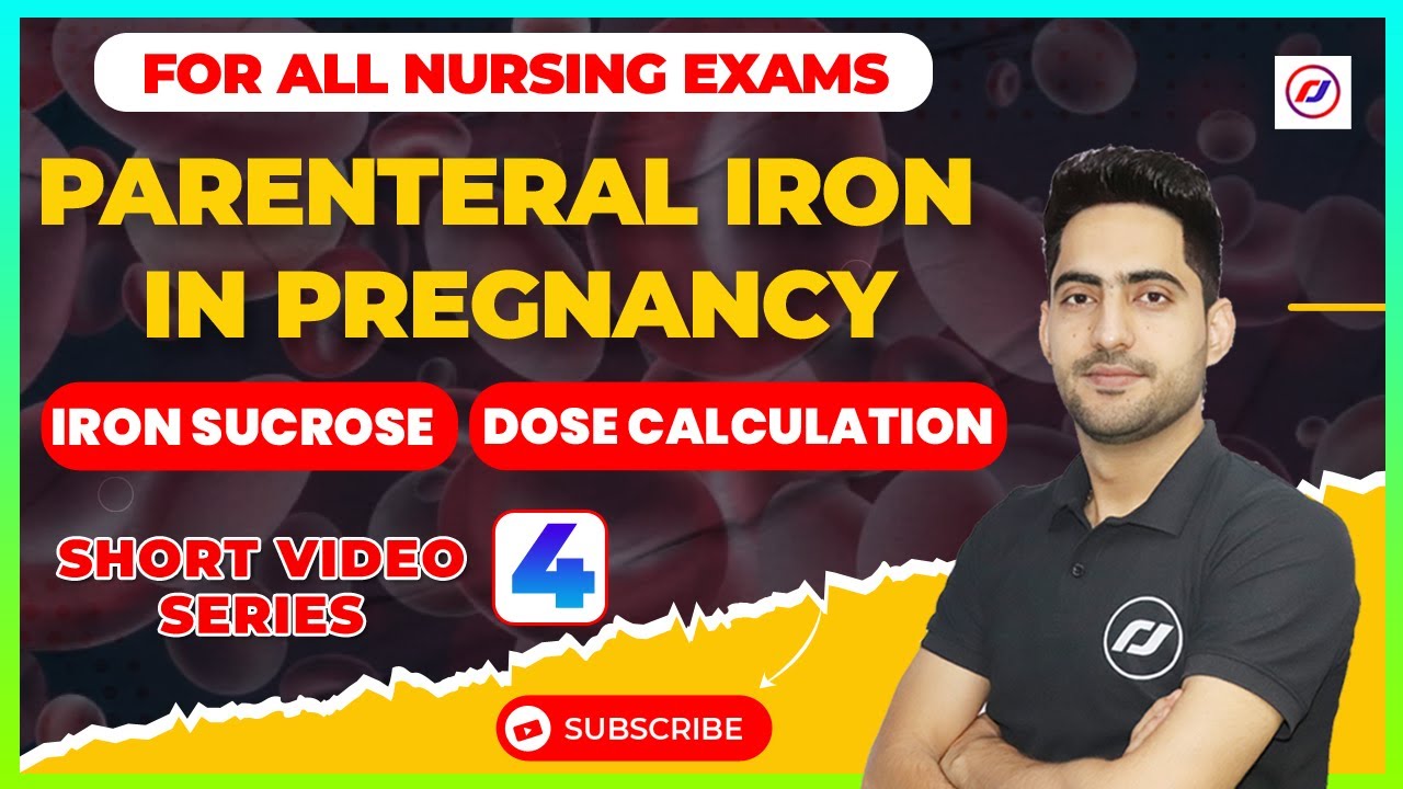 PARENTERAL IRON IN PREGNANCY | IRON SUCROSE | DOSE CALCULATION #anemia #pregnancy