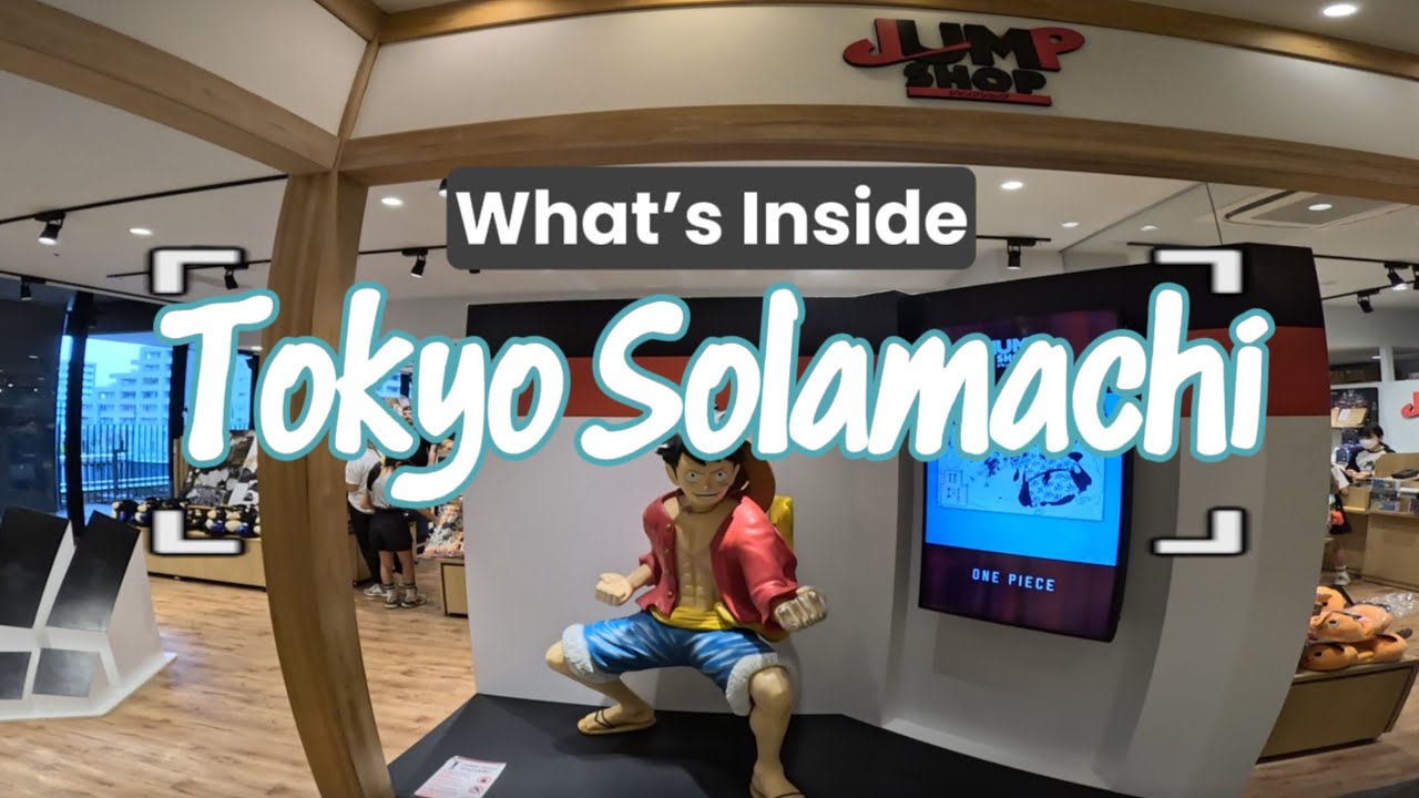 Tokyo Solamachi Mall Walk | Pokémon Center | Onitsuka Tiger | Jump Shop | Kirby Cafe