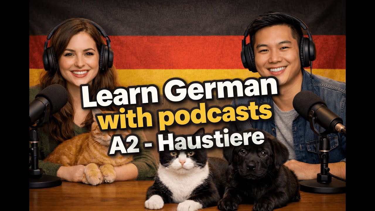 Deutsch lernen mit Podcasts | Learn German with Podcasts | Haustiere (Beginner - A2)