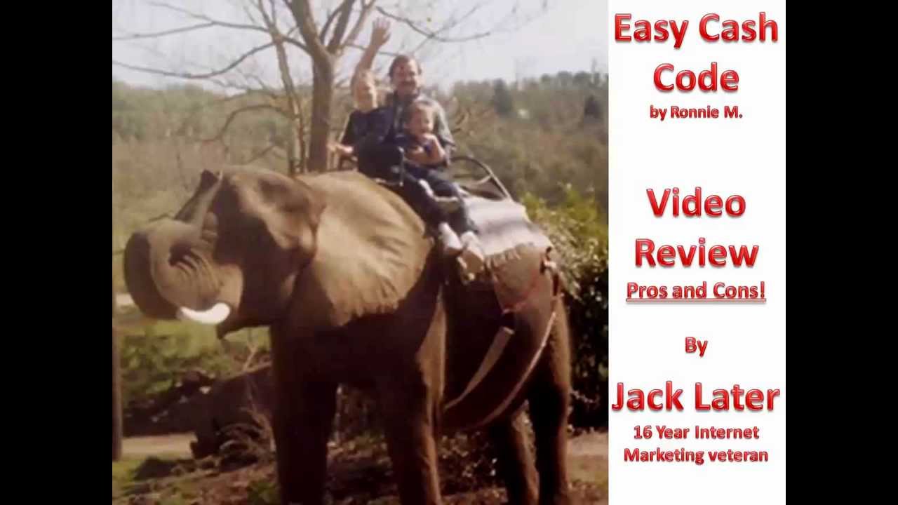 Warning!  Don't Buy Easy Cash Code by Ronnie Montano! -- Easy Cash Code by Ronnie M REVIEW