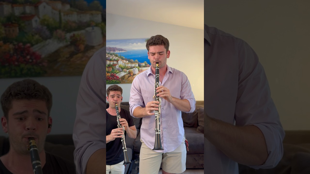 Klezmer Dances Double Tongue Solo! #clarinet #clarinetist #klezmer
