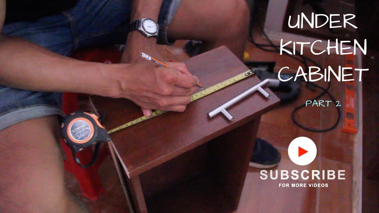 How to Make Under Kitchen Cabinets 2/2