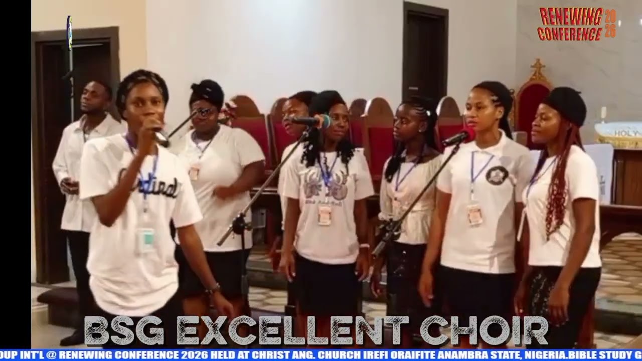 MINISTRATIONS BY THE BSG EXCELLENT CHOIR DURING 2026 RENEWING CONFERENCE 
