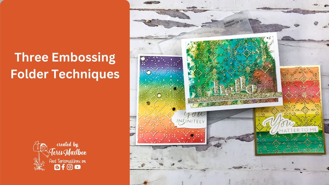 Video Hop: Three Unique Embossing Folder Techniques with the Altenew June 2023 Release +Giveaway