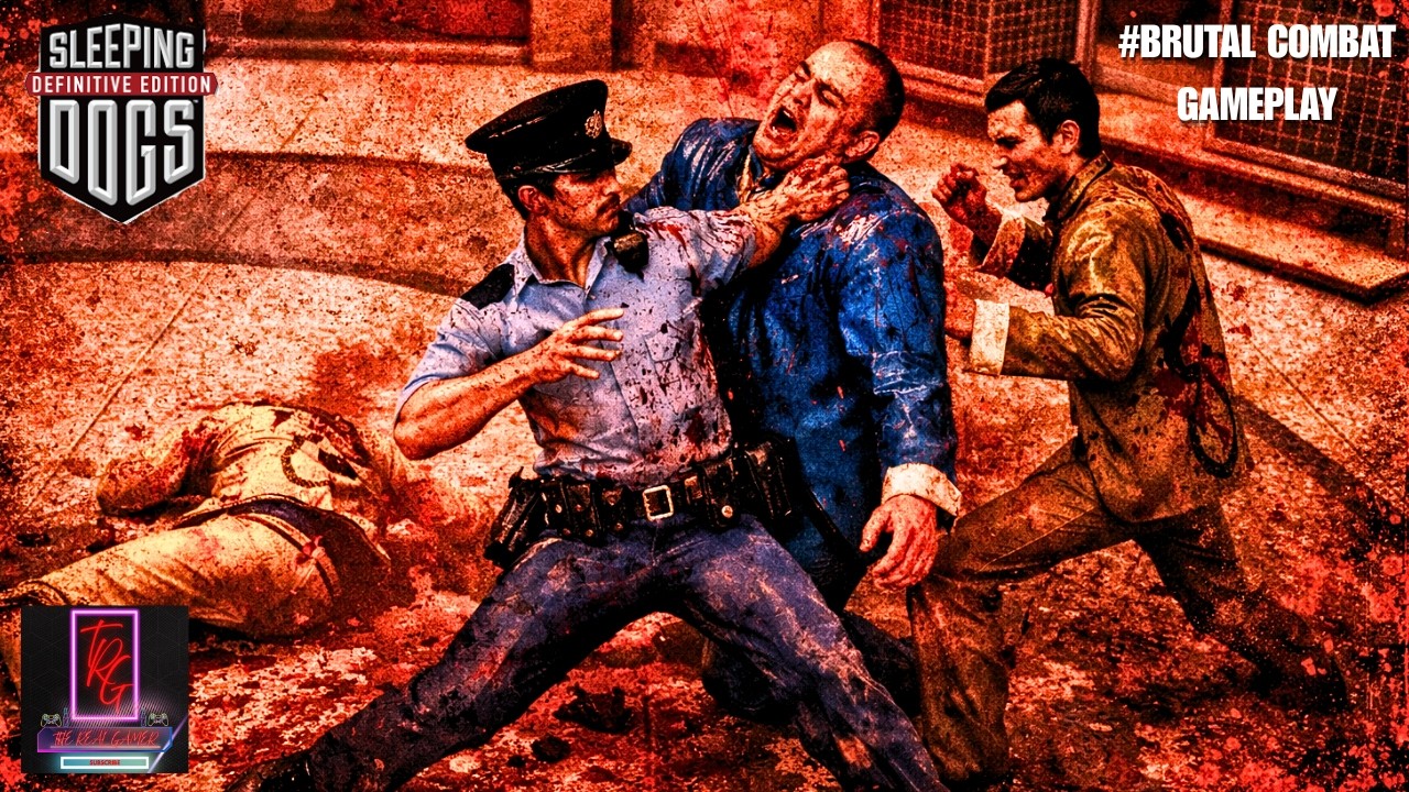 Sleeping Dogs - Psycho Cop Vs Gangs, Diffusing Bomb. Brutal Combat Moments.