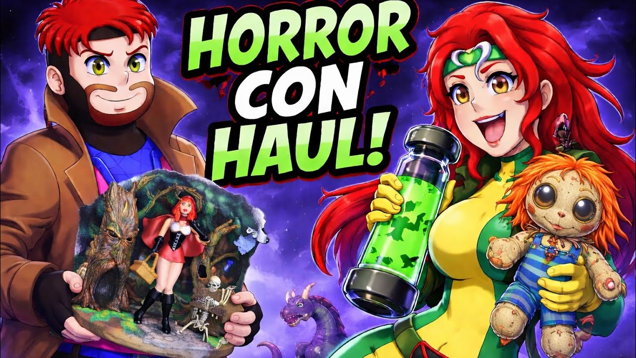 Покупки на Horror Con сошли с ума (плюшевые игрушки, фигурки и вирус?)