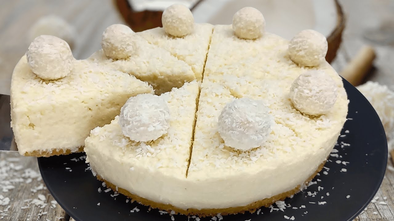 ТОРТ RAFFAELLO Без Духовки – лучший вариант праздничного десерта. Простой рецепт.
