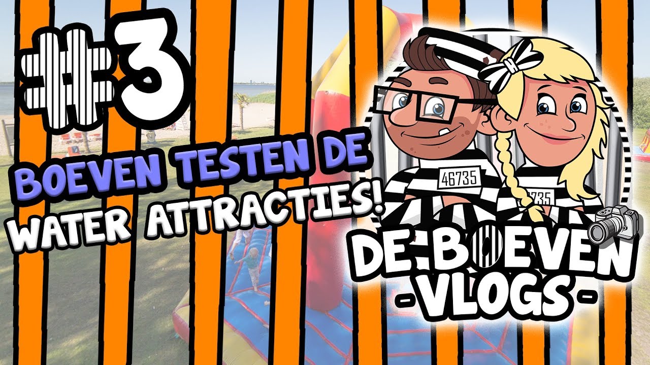 Boevenvlog #3 Water Attracties testen + De GROOTSTE WATERGLIJBAAN! - Speelpark Oud Valkeveen