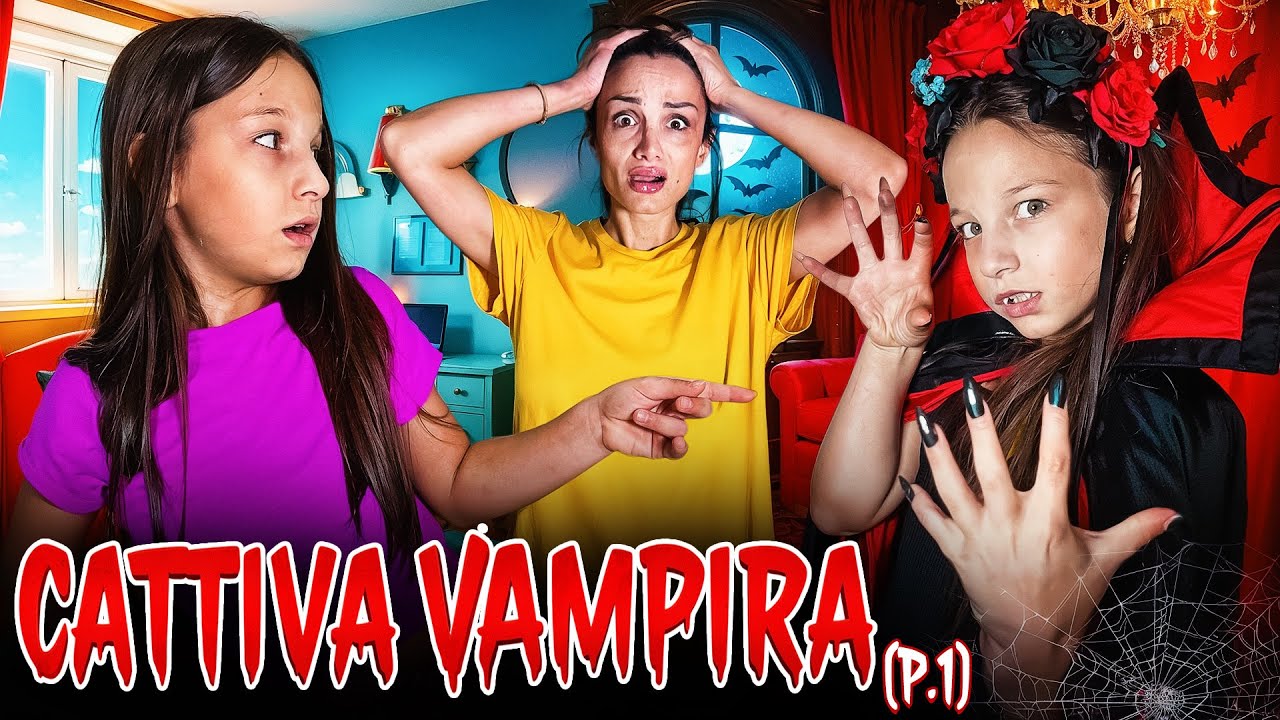PANICO: EMILY diventa una VAMPIRA CATTIVA nella vita REALE *tensione*(p.1)