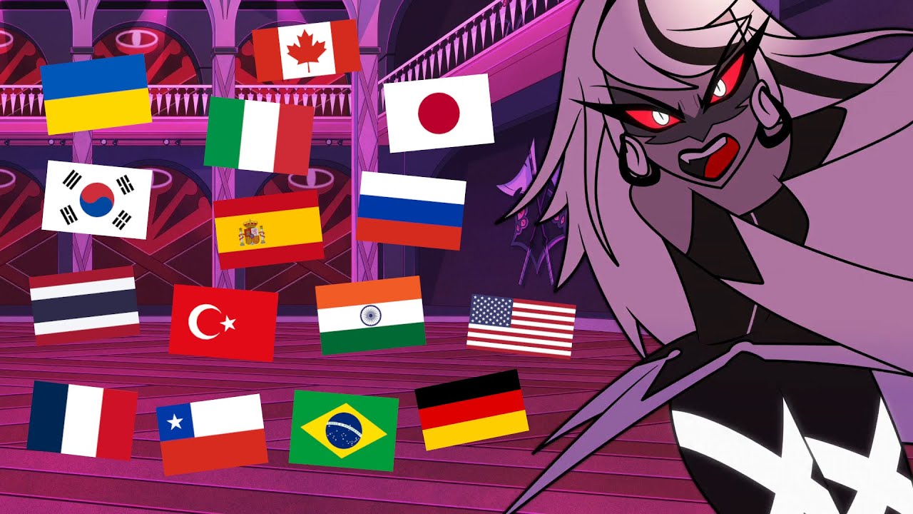 Hazbin Hotel - Out For Love (Main Part Only) in DIFFERENT LANGUAGES