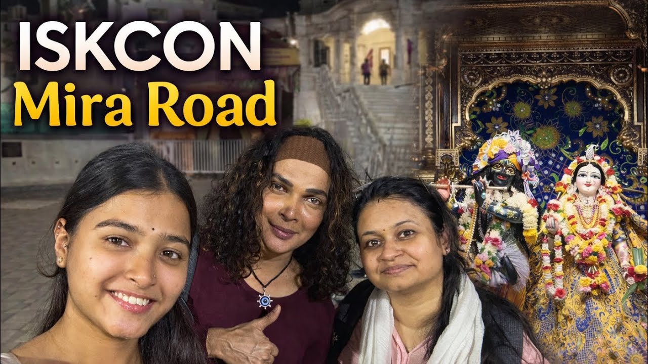 ISKCON Mira Road Temple Visit 🪔 | Calm, Devotional & Positive Vibes | Spiritual Experience