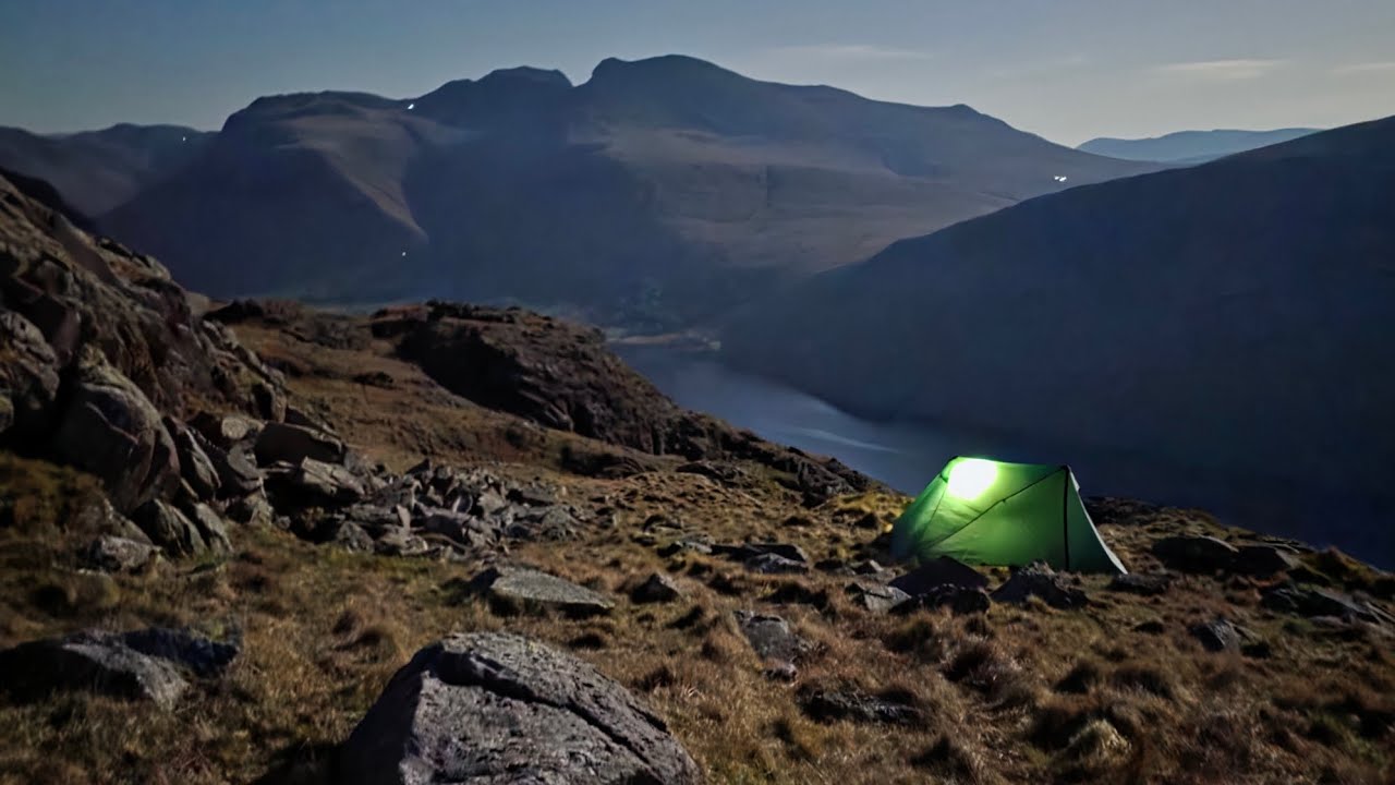 Wildcamp on Middle Fell, Wasdale, the Lakedistrict.. X-Mid UL 1P Solid. My best wildcamp by Far.. 😃