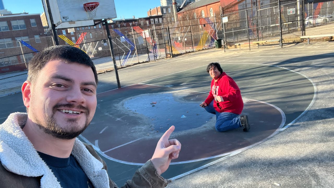 Fresh Prince of Bel-Air Then and Now filming location | The Fresh Prince opening Basketball Court