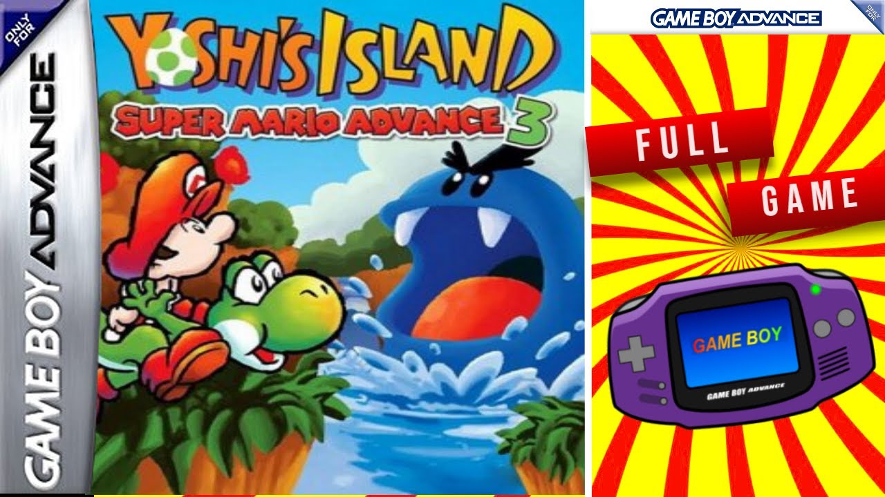 YOSHI'S ISLAND: SUPER MARIO ADVANCE 3 (GBA) - Full Gameplay Walkthrough - No Commentary