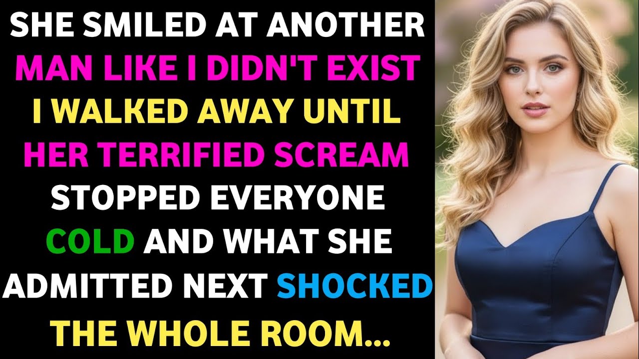  She Smiled at Another Man Like I Didn’t Exist I Walked Away… Until Her Terrified Scream 