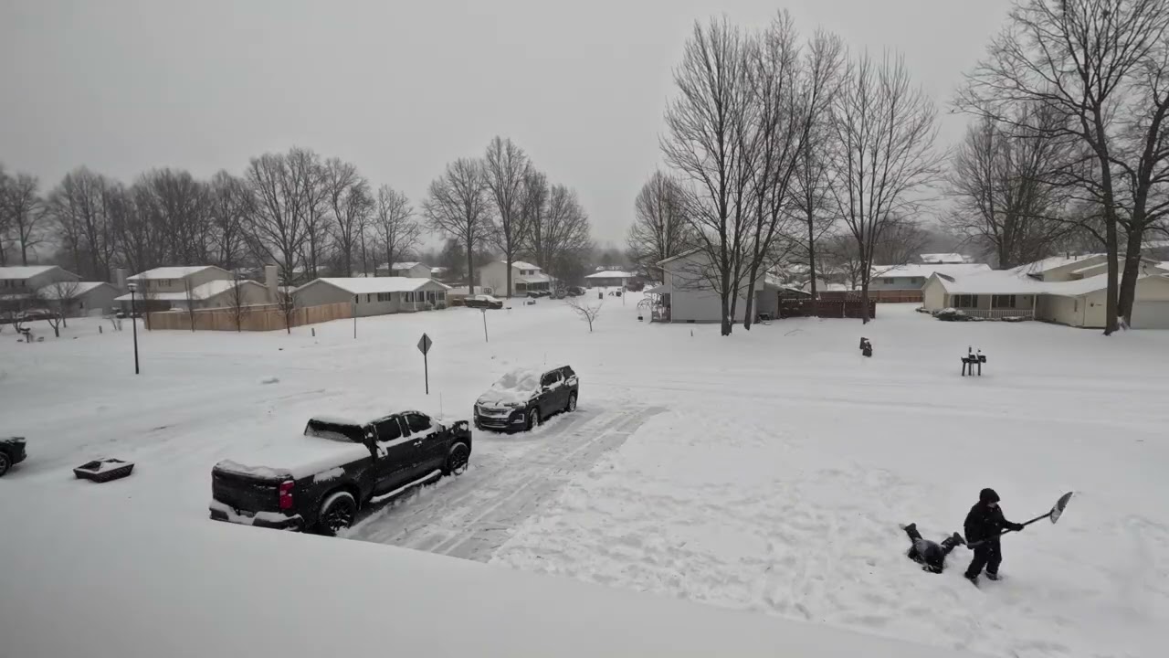 Snow Storm Time Lapse, January 2026