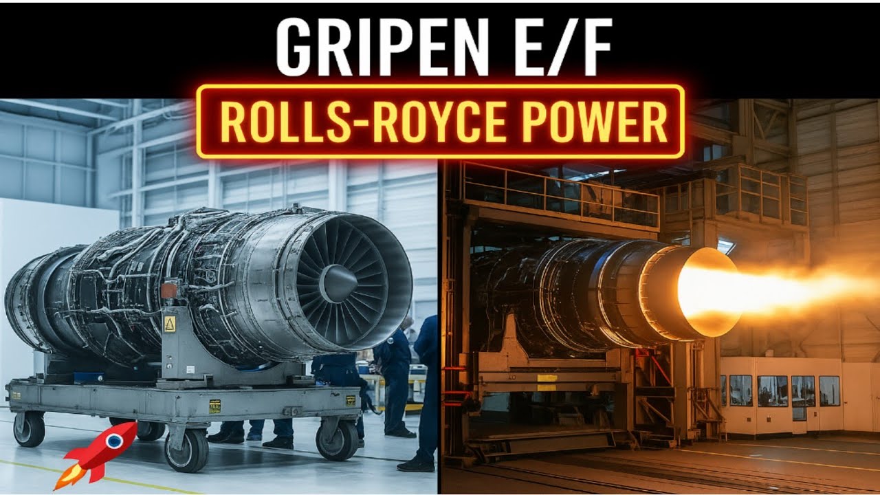 NOWY silnik Rolls-Royce'a w Gripen E/F: ulepszenie myśliwca, kt&oacute;rego świat się nie spodziewał!🚀