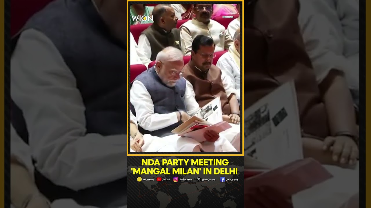 NDA Parliamentary Party Meeting, 'Mangal Milan' Begins | WION Shorts