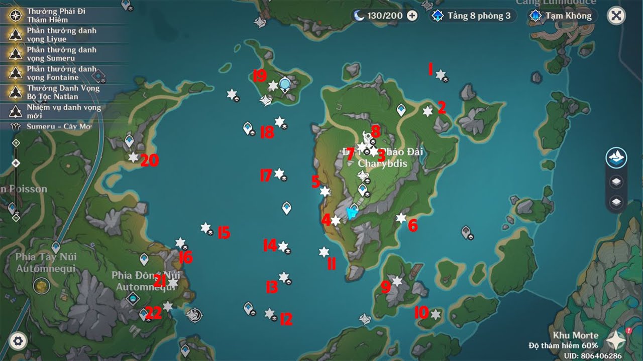 All Hydroculus Location - Thủy Thần Đồng - Morte Region - Part 10 | Genshin impact