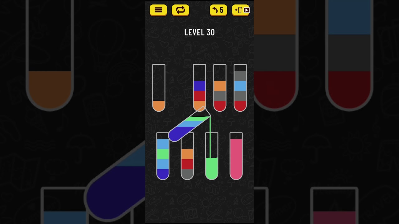 Water Sort Puzzle - level 30