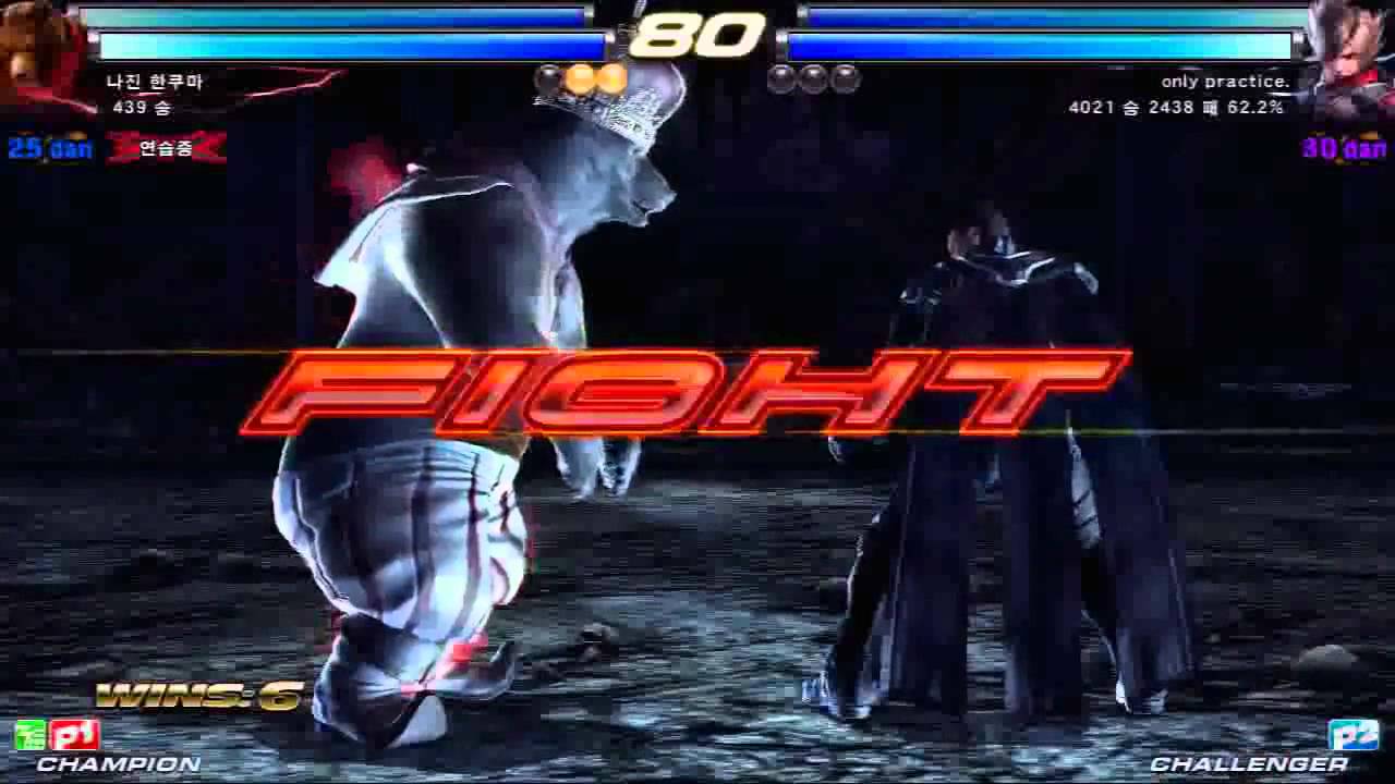 Tekken Tag 2 Unlimited Only Practice (Lars/Nina) vs Hankuma (Panda/Kuma)