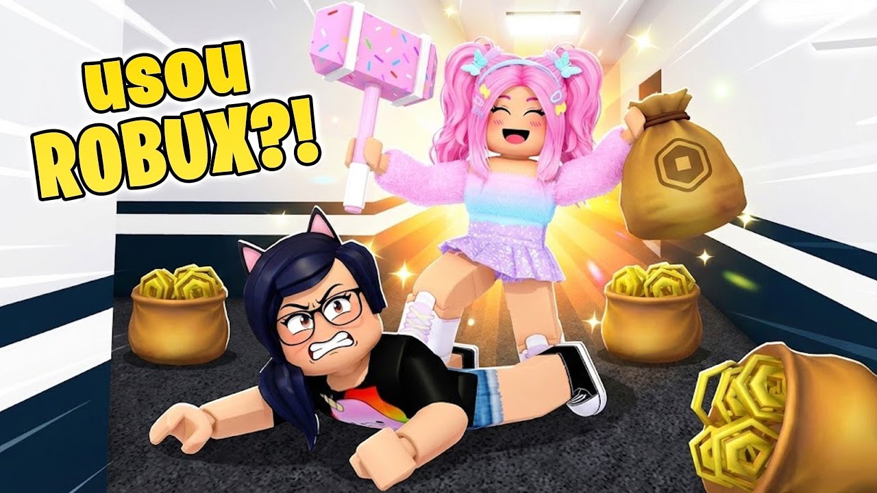 ELA USOU ROBUX E FICOU INVENCÍVEL! - Roblox Flee The Facility